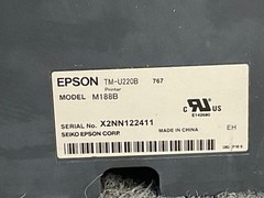 Epson TM-U220B Dot Matrix Receipt Printer Serial Ethernet M188B