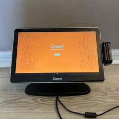 Toast 15″ POS Terminal Monitor w/Credit Card Reader & Stand