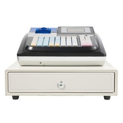Electronic POS System Cash Register LED Display For Retail W/ Drawer 48 Keys US