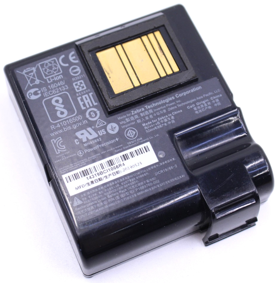 Zebra P1089760-002 Mobile Printer Battery Pack – Tested