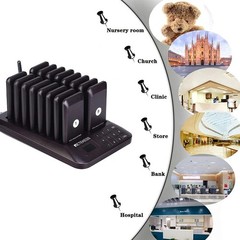 TD157 Restaurant Pager System, Pagers for Restaurants, 984ft Long Range, Set …