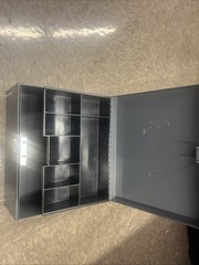 Vintage Steelmaster Cash Lock Box (no key) Closes