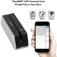 Deftun Bluetooth MSR-X6(BT) VIP Stripe Card Reader Encoder Mini Black