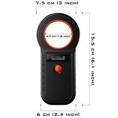 Microchip Scanner ISO11784/85 FDXB EMID Pet Dog Cat RFID Reader Data Storage