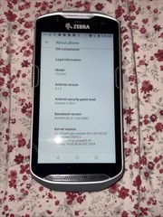 Zebra TC57 Handheld Mobile Barcode Scanner With Battery Need Master Reset