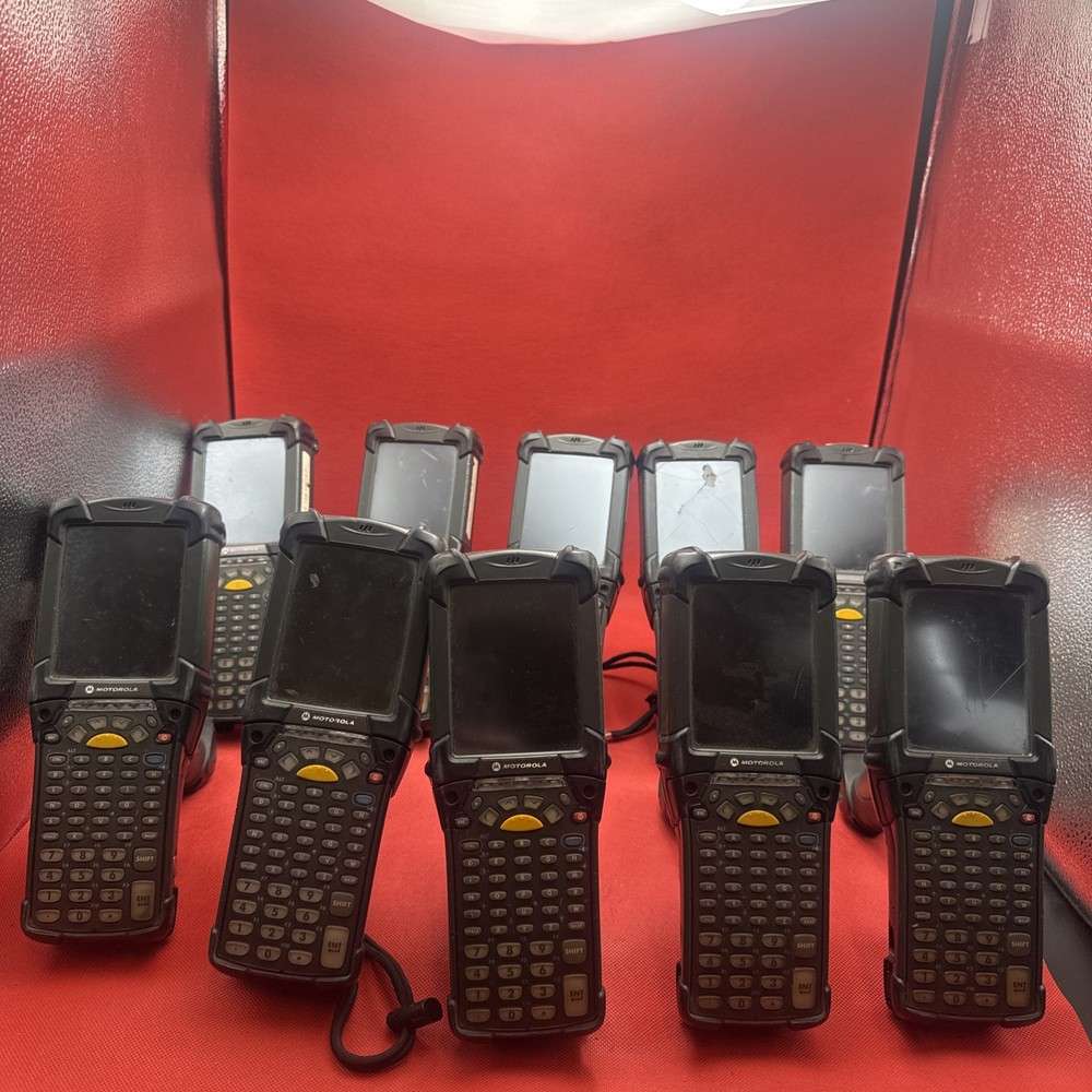 LOT OF 10 Motorola Symbol MC9190 MC9190 Mobile Computers For Parts Untested