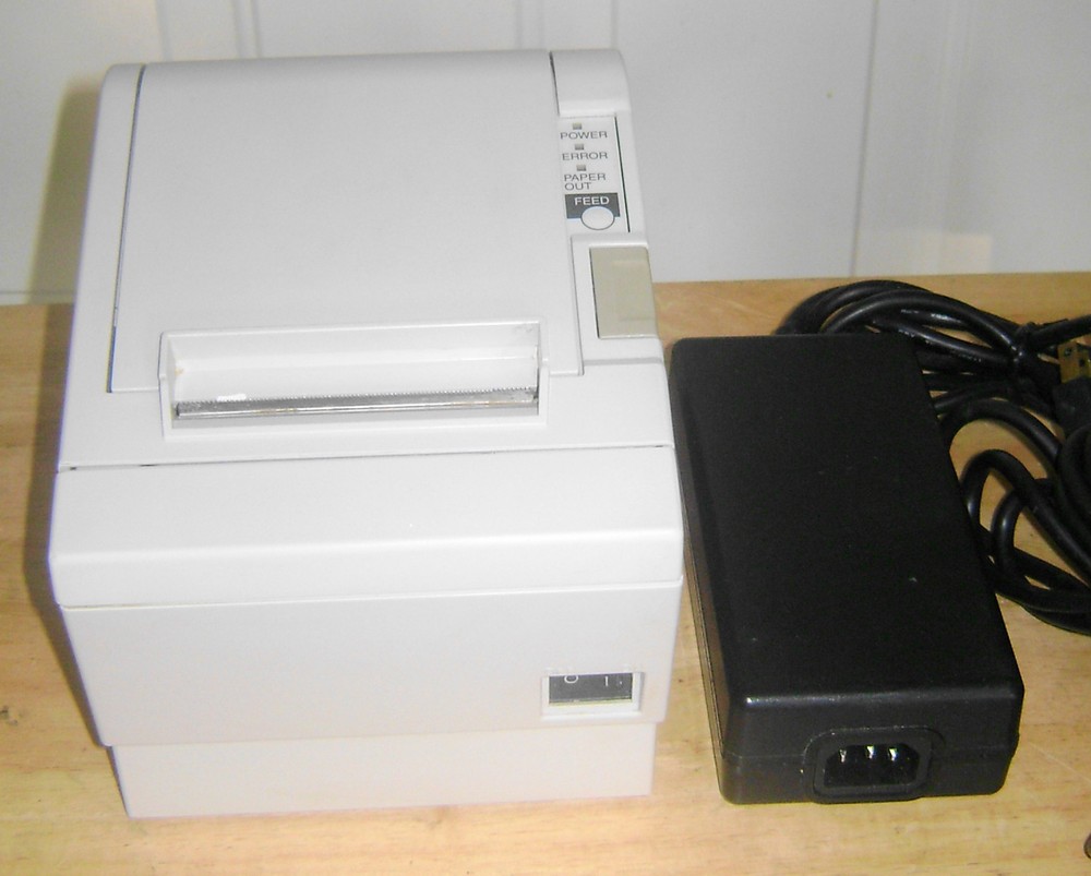 EPSON TM-T88II MODEL 129B POS THERMAL RECEIPT PRINTER – SERIAL PORT – TESTED