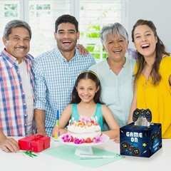 Birthday Money Box for Cash Pull Video Game Theme Surprise Gift Dispenser