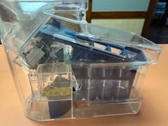 Vintage Power Wrapper Electronic Coin Counter Sorter + coin wrappers