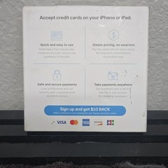 Square Magstripe Lightning Credit Card Reader A-SKU-0523-02 for iPhone iPad