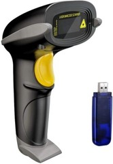 NADAMOO Wireless Barcode Scanner 328 Feet BUR3003 433MHz USB Receiver for Store