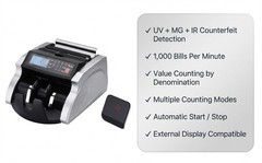 G-Star NX-720B Money Counter UV MG Half-Note Chain-Note Detection 1000 Bills/Min