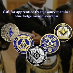 9pcs Masonic Challenge Coin Set United States Freemason Coins1