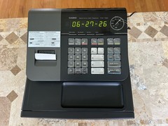 Casio PCR-T280 Electronic Cash Register w/ Receipt Printer, Lockable Drawer