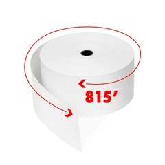 3 1/8″ X 815′ ATM Heavyweight Thermal Receipt Paper (4 Rolls)