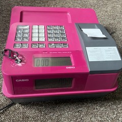 CASIO Pink Electronic Cashier SE-G1SC-PK + 5 Rolls Thermal Receipt Paper