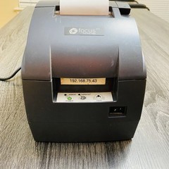 Epson TM-U220B M188B Point Of Sale Kitchen Receipt Printer Ethernet W/ Adapter