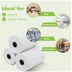 MFLABEL 2 1/4″ x 85′ Thermal Paper Cash Register POS Receipt Paper – Pack of 50