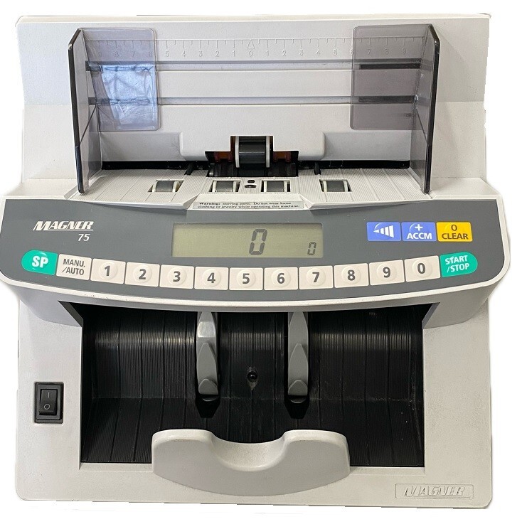 Magner 75 Currency Counter No Counterfeit detection