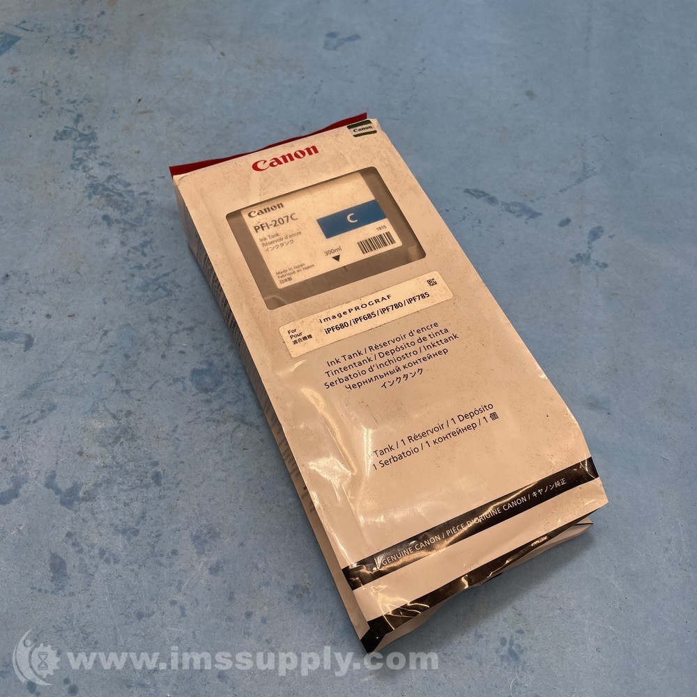 Canon PFI-207C Cyan Ink Tank FNOB