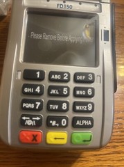 First Data FD150 Credit Card Machine! Slightly Used Condition With All Cords!