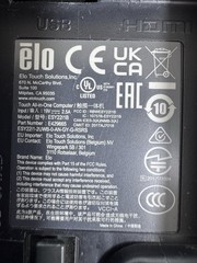 TOAST ELO 22″ ESY22i1B I-Series Touch Screen All-in-one Computer CRACKED | READ