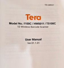 Tera Pro 1D Wireless Barcode Scanner for Windows, Mac, Android, iOS & Linux