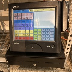 Sam4s SPS-2000 POS Touch Screen Cash Register POS System And Cash Drawer