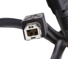 USB Power and Data Printer Cable. 3 ft, (1432-C088-0010) (ROHS)