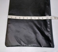 Cash Money Currency Storage Bag Set Of 3 Bags Black & Green Faux Leather New