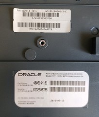 Micros Workstation 5A System Unit PN: 400814-101J – with Table Stand ORACLE POS