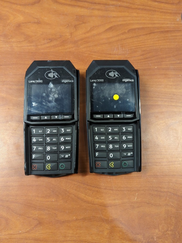 LOT OF 2 Ingenico Lane 3000