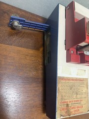vintage manual credit card machine,”knuckle-buster,”