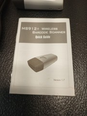 UniTech MS912+ Handheld Wireless Barcode Scanner Tested Working