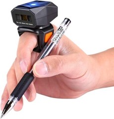Eyoyo Barcode Scanner 1D Laser Finger Ring Reader Wireless Bluetooth for Iphone