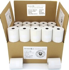 Thermal Paper Rolls 3 1/8 x 230 – [50/case] CC Receipt Paper | BPA Free Star NCR
