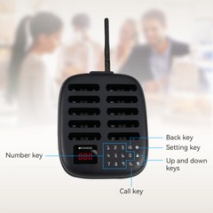 Retekess TD175S Wireless Restaurant Pager System Long Working Distance Cafe Bar