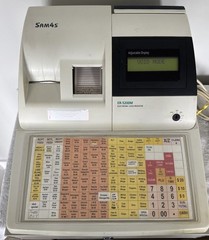 Sam4s Cash Register ER-5200M Powers On 2006 Korea Repair or Parts Only