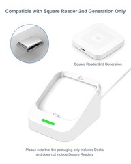Dock for Square Reader 2nd Generation, Holder Stand for Square Card Reader 2 Gen