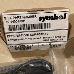 Symbol Tec Hand Scanner P302FZY-I000 W/ Manual Cables,P/S,Tool Balancer NEW