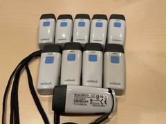 10-UniTech MS912+ Handheld Wireless Pocket CCD Barcode Scanners
