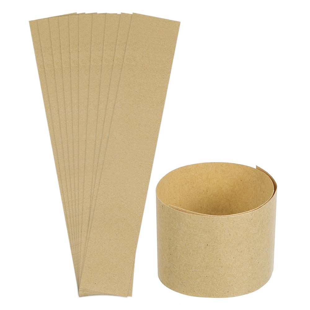 Pack of 200 Money Band Bundles, Self-Adhesive Bill Wrapper, 7.6″x1.18″ Brown