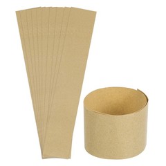 Pack of 200 Money Band Bundles, Self-Adhesive Bill Wrapper, 7.6″x1.18″ Brown