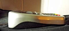 First Data FD-35 Credit Card Reader Powers Up Clean Unit
