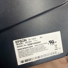EPSON TM-T88VI M338A Thermal POS receipt printer Ethernet, USB, Serial Tested