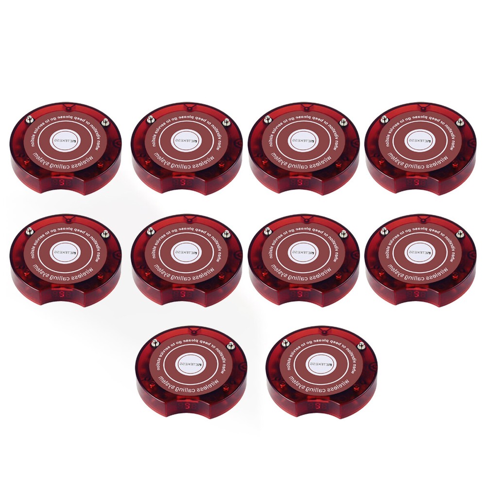 Retekess 10 Replacement Coasters for TD165 Restaurant Pager System Clinic Cafes