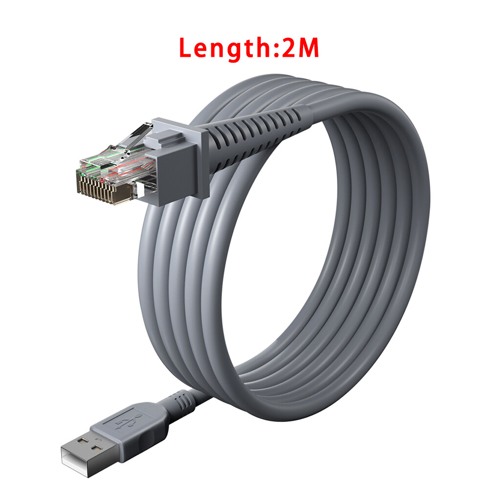2M Barcode Scanner USB Cable For Datalogic GD4100 GD4330 GD4310 GD4300 GD4430