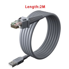 6ft Barcode Scanner USB Cable For DatalogicGD4100 QD2430 GD4590 GD4590-BK