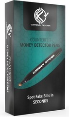 Counterfeit Money Detector Pen – 12 Pack Bill Checker Markers Detect Fake Money