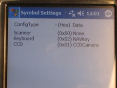 SYMBOL MC5040 PQ0DBNEA7WR CCD CAMERA ONLY (NO BARCODE SCANNER) WIFI NAV-KEY MC50